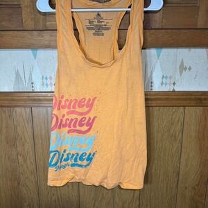 Orange Disney‎ tank top Size XL